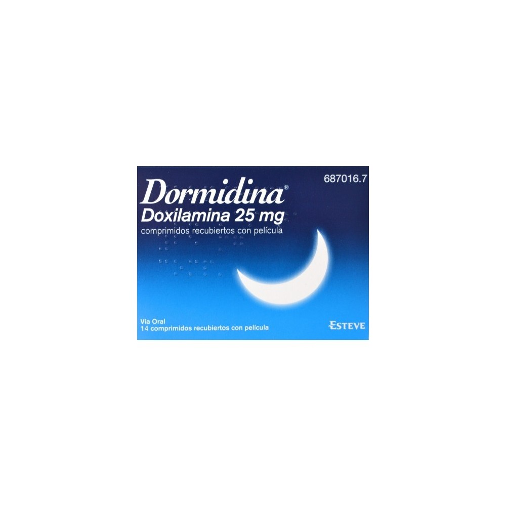 DORMIDINA 25 mg 14 COMPRIMIDOS RECUBIERTOS