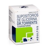 SUPOSITORIOS DE GLICERINA DR. TORRENTS ADULTOS 3,27 G 12 SUPOSITORIOS (TARRO/BOTE)
