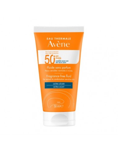 AVENE 50+ FLUIDO FACIAL SIN PERFUME...