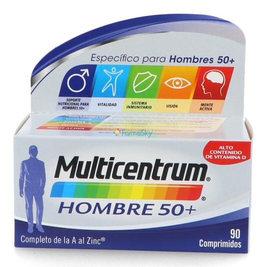 MULTICENTRUM HOMBRE 50+ 90 COMPRIMIDOS