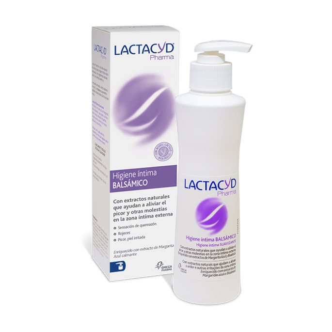 LACTACYD BALSAMICO 250 ML (PH 3.5) HIGIENE INTIMA COADYUVANTE INFECCIONES VAGINALES