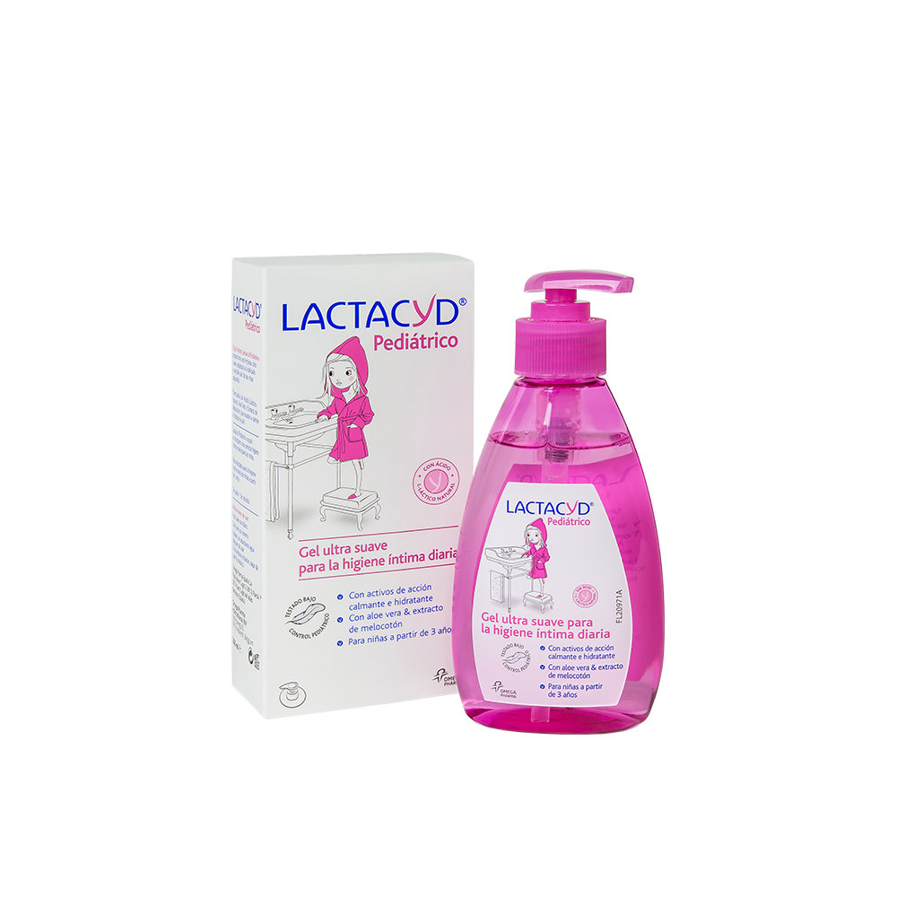 LACTACYD PEDIATRICO 200 ML (PH 5) HIGIENE INTIMA NIÑAS A PARTIR DE 3 AÑOS (SIN ALCOHOL Y SIN JABON)