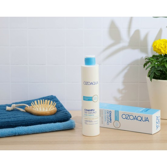 OZOAQUA CHAMPU DE ACEITE DE OZONO CUERO CABELLUDO GRASO 250 ML (DERMATITIS SEBORREICA, CASPA GRASA,