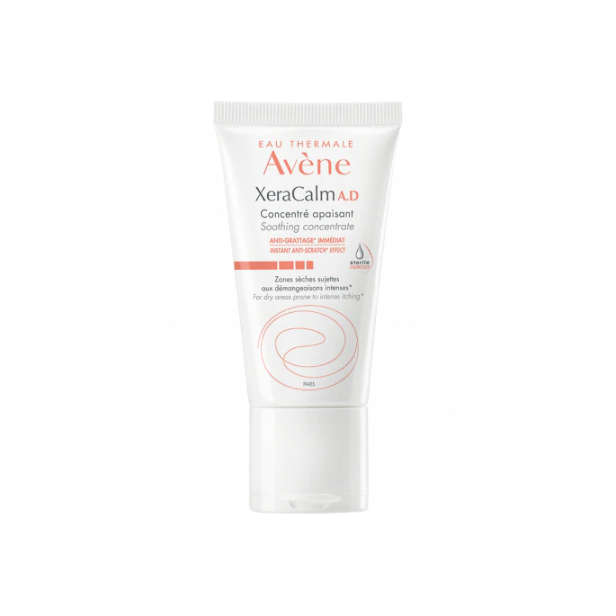 AVENE XERACALM A.D. CREMA CONCENTRADA 50 ML PIEL ATOPICA CON PICOR, PARPADOS, PLIEGUES, PERIBUCAL, P