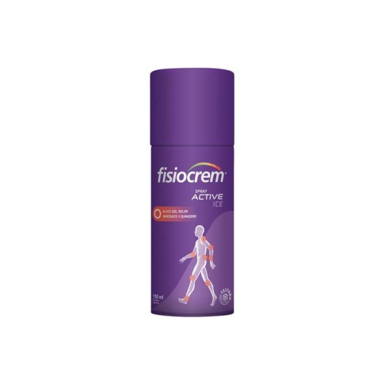 FISIOCREM SPRAY ACTIVE ICE 150 ML (ARNICA, HIPERICO, CALENDULA, MELALEUCA) EFECTO FRIO