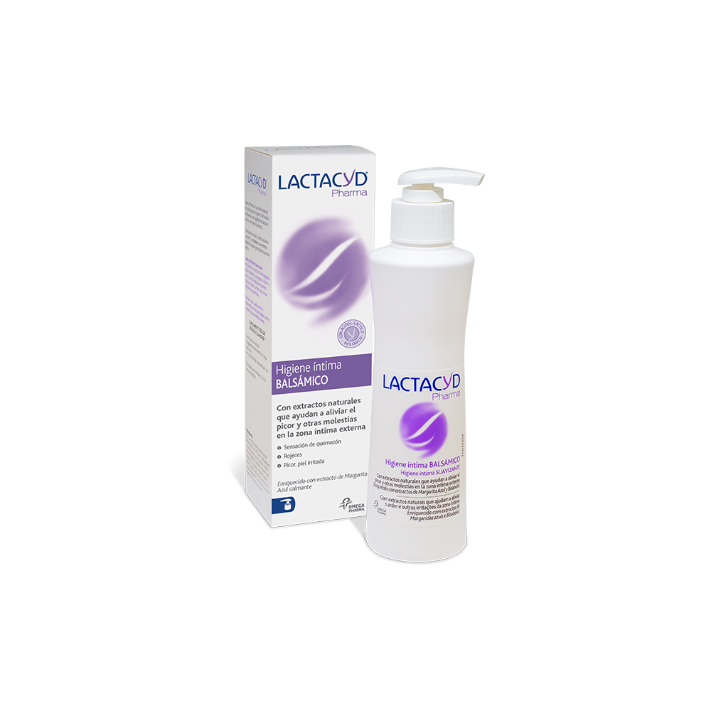 LACTACYD BALSAMICO 250 ML (PH 3.5) HIGIENE INTIMA COADYUVANTE INFECCIONES VAGINALES