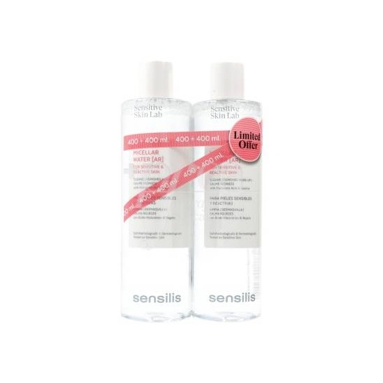 SENSILIS AGUA MICELAR AR (ANTIROJECES) 400 ML PACK 2 UNIDADES
