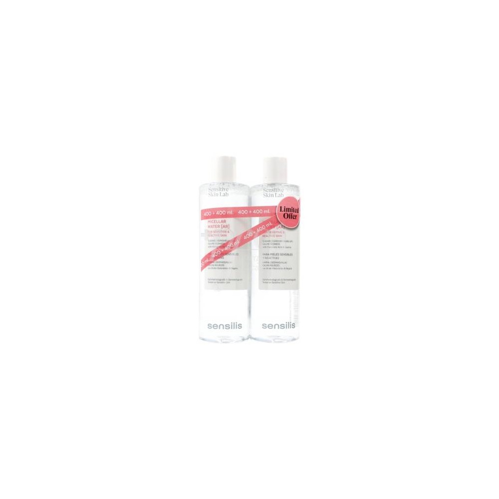 SENSILIS AGUA MICELAR AR (ANTIROJECES) 400 ML PACK 2 UNIDADES