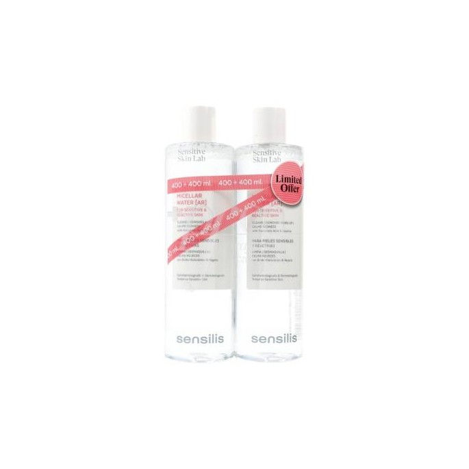 SENSILIS AGUA MICELAR AR (ANTIROJECES) 400 ML PACK 2 UNIDADES