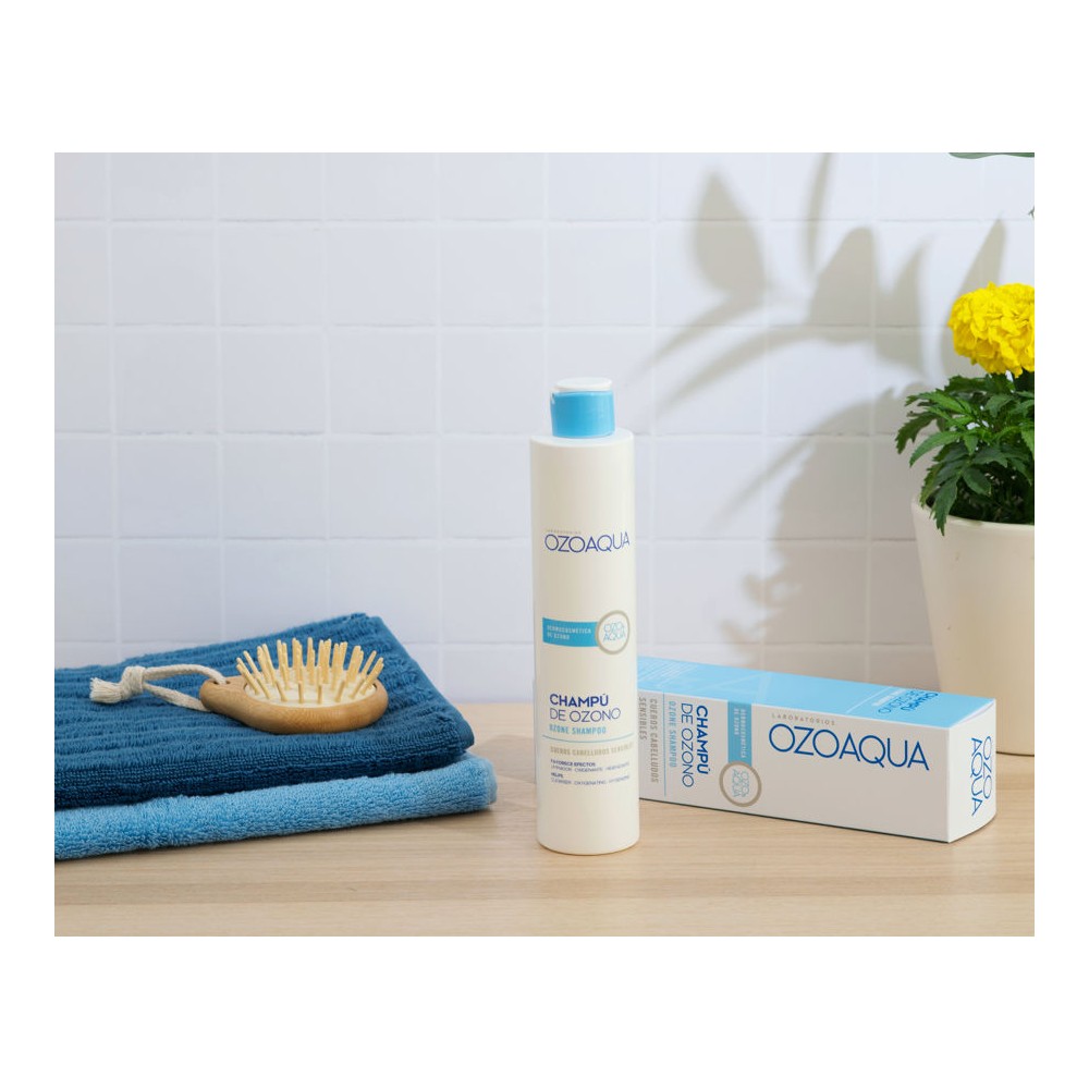 OZOAQUA CHAMPU DE ACEITE DE OZONO CUERO CABELLUDO GRASO 250 ML (DERMATITIS SEBORREICA, CASPA GRASA,
