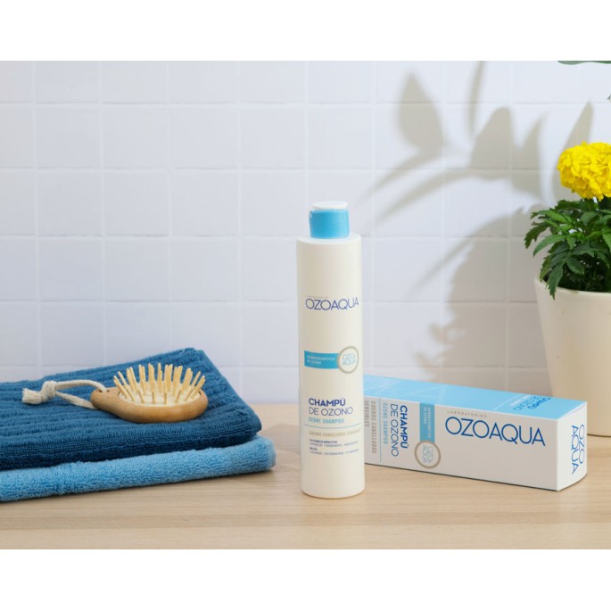 OZOAQUA CHAMPU DE ACEITE DE OZONO CUERO CABELLUDO GRASO 250 ML (DERMATITIS SEBORREICA, CASPA GRASA,