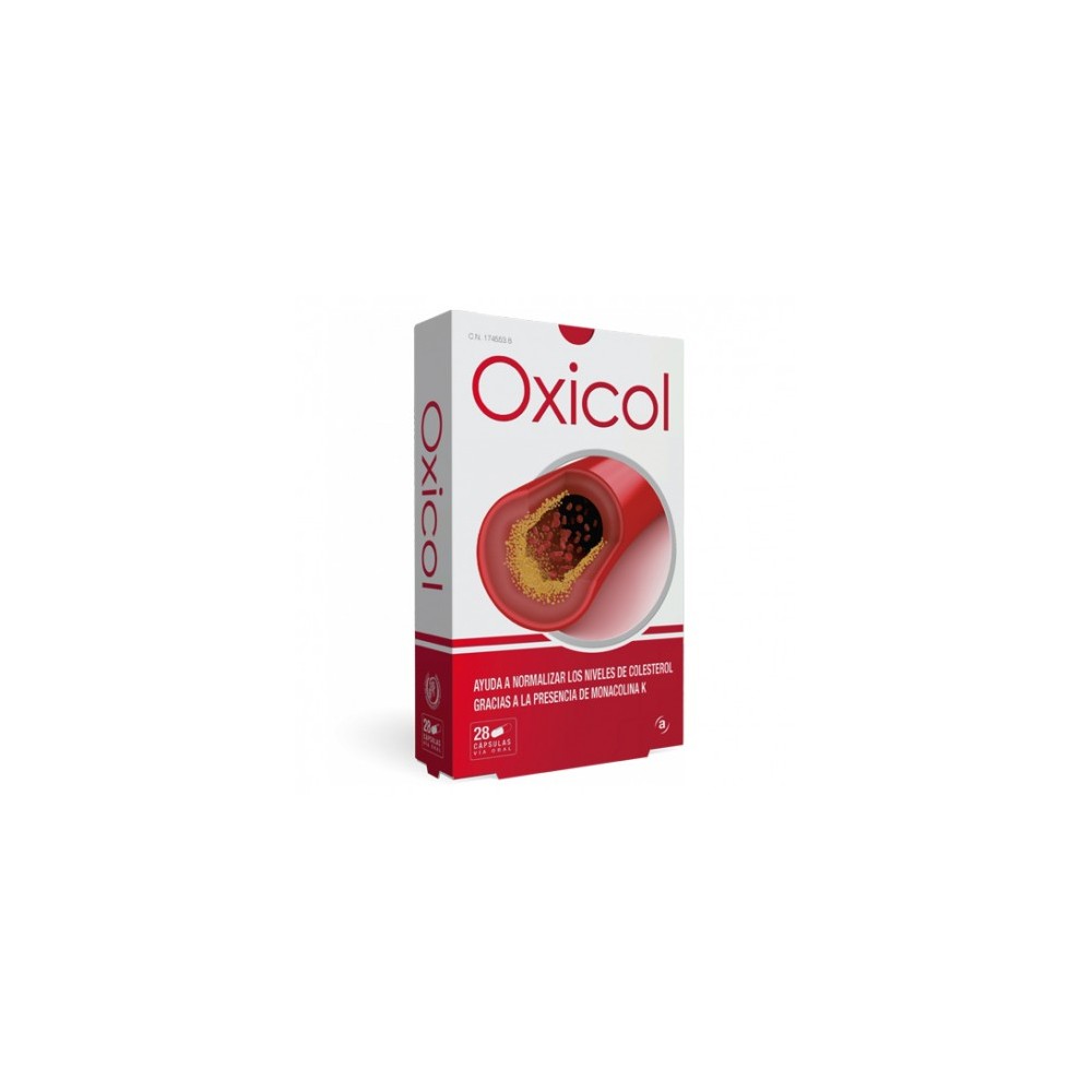 OXICOL 28 CAPSULAS (PARA EL COLESTEROL) (CONTIENE MANOCOLINA K QUE PROCEDE DEL ARROZ ROJO)