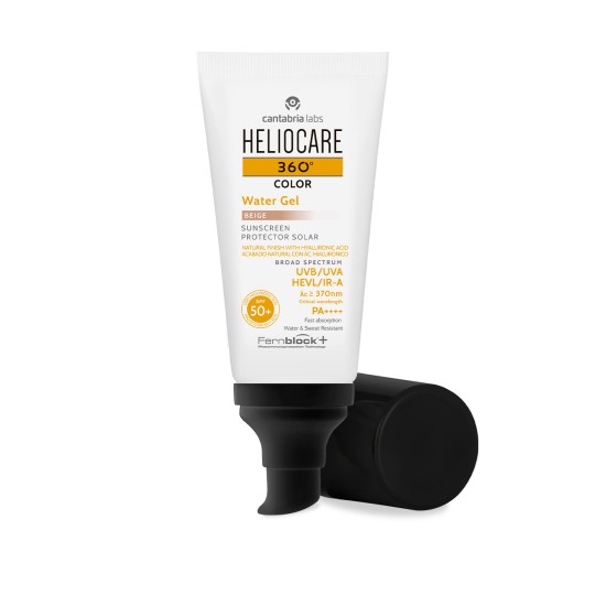 HELIOCARE 360º 50+ WATER GEL 50 ML  COLOR BEIG (ES IGUAL QUE ISDIN FUSION WATER)