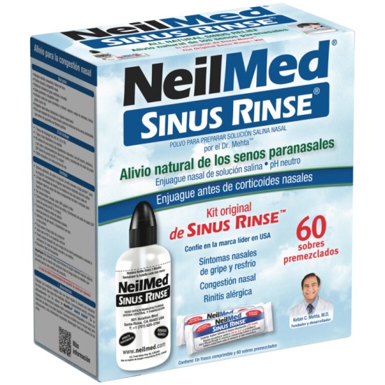 NEILMED SINUS RINSE KIT 1 FRASCO 240 ML + 60 SOBRES
