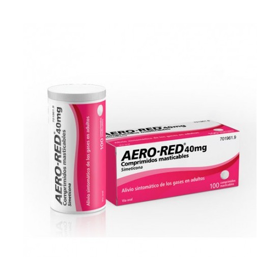AERO RED 40 MG 100 COMPRIMIDOS MASTICABLES