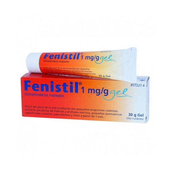 FENISTIL 1 MG/G GEL CUTANEO 1 TUBO 30 G (MOSQUITOS, ARAÑAS, ORTIGAS Y MEDUSAS)